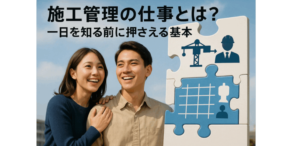 施工管理の仕事とは？一日を知る前に押さえる基本