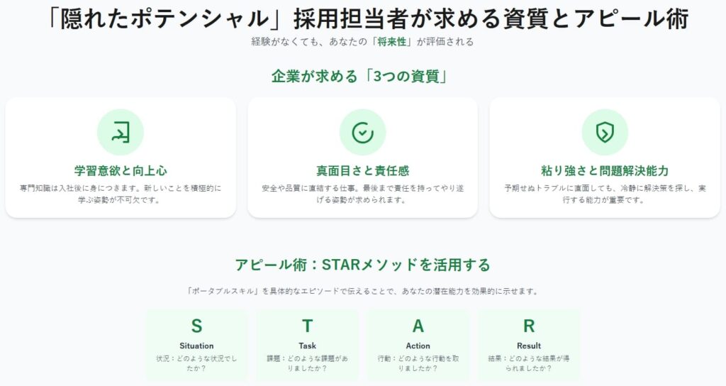 採用担当者が未経験者に期待する「隠れたポテンシャル」とアピール術