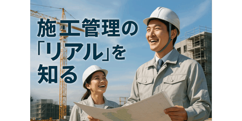 施工管理の「リアル」を知る：未経験者が理解すべき仕事内容とやりがい・厳しさ