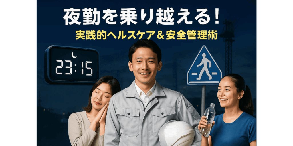 夜勤を乗り越える！実践的ヘルスケア＆安全管理術