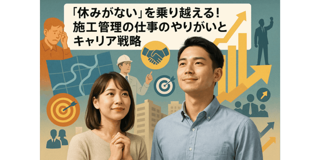 「休みがない」を乗り越える！施工管理の仕事のやりがいとキャリア戦略