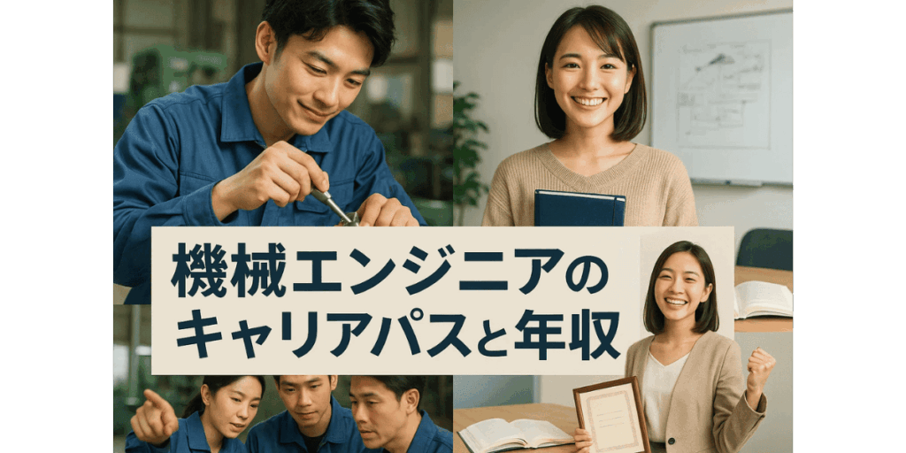 機械エンジニアのキャリアパスと年収事情