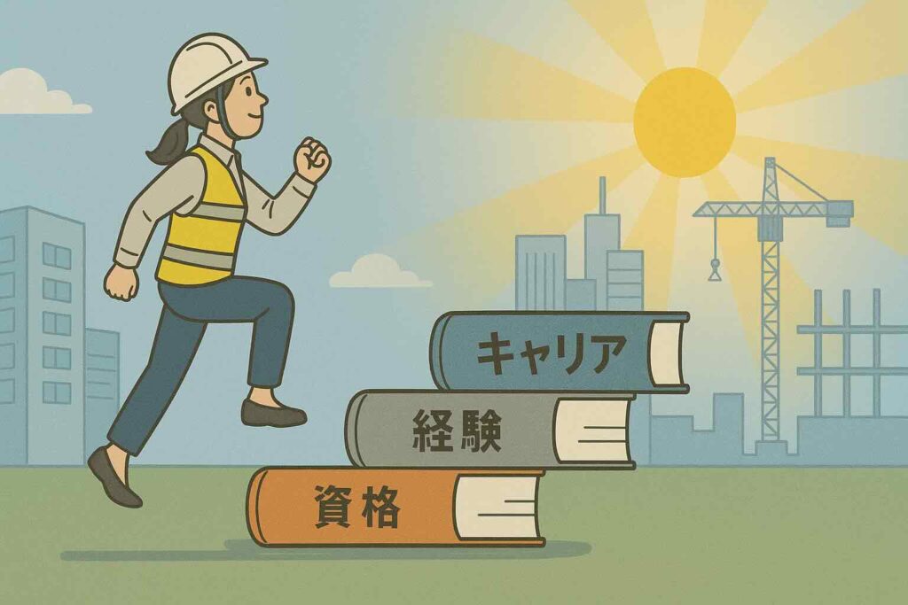未経験から女性施工管理になるには？具体的なステップとキャリアパス画像