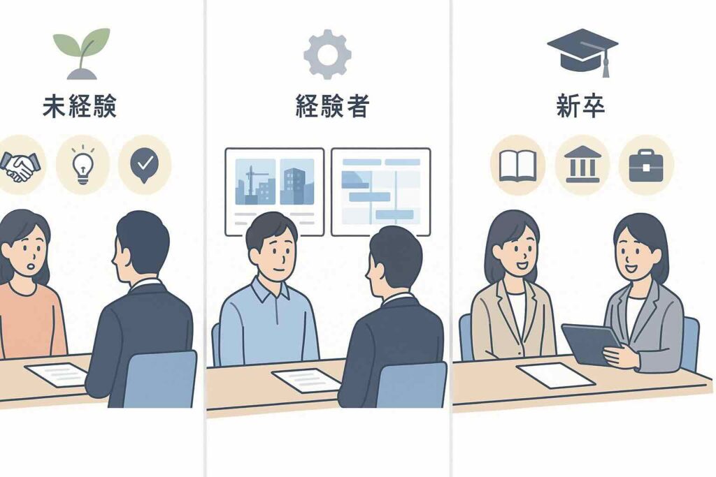 施工管理面接成功へのロードマップ:あなたのタイプ別攻略法画像