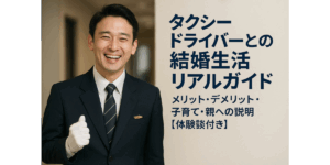 タクシードライバーとの結婚生活リアルガイド｜メリット・デメリット・子育て・親への説明【体験談付き】