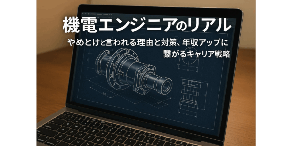 機電エンジニアのリアル｜やめとけと言われる理由と対策、年収アップに繋がるキャリア戦略