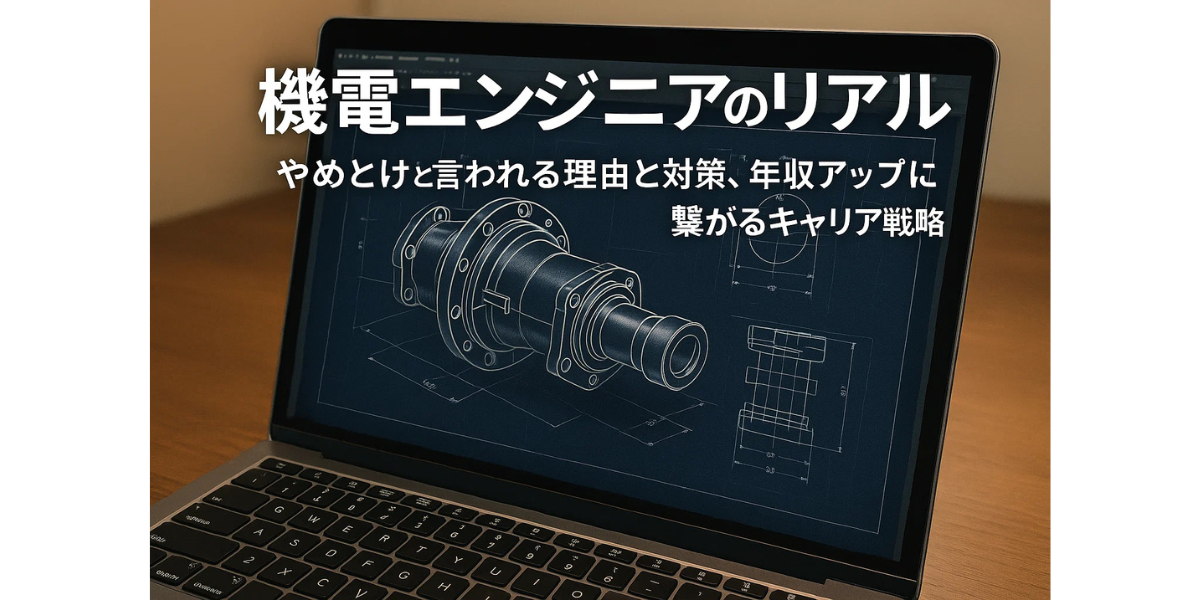 機電エンジニアのリアル|やめとけと言われる理由と対策、年収アップに繋がるキャリア戦略