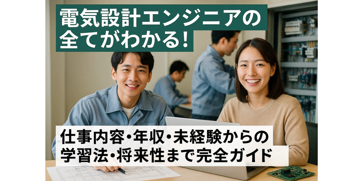 電気設計エンジニアの全てがわかる！仕事内容・年収・未経験からの学習法・将来性まで完全ガイド