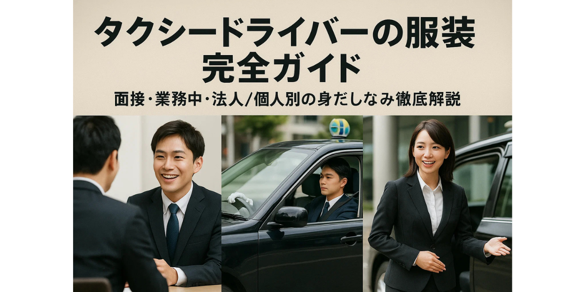 タクシードライバーの服装完全ガイド｜面接・業務中・法人/個人別の身だしなみ徹底解説