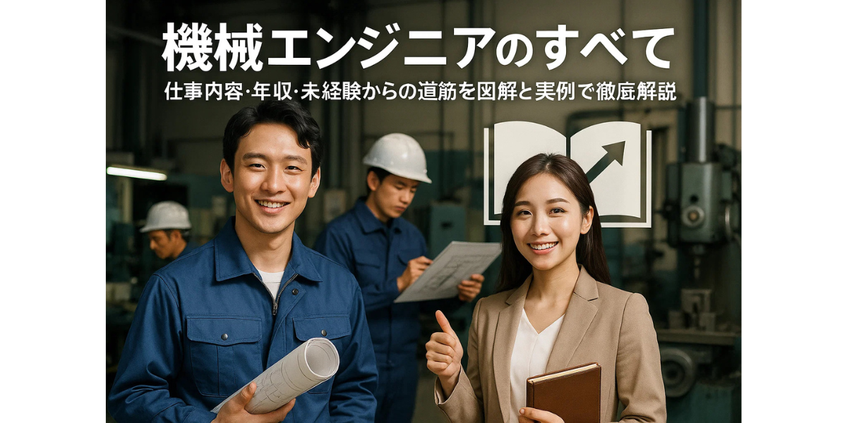 機械エンジニアのすべて｜仕事内容・年収・未経験からの道筋を図解と事例で徹底解説