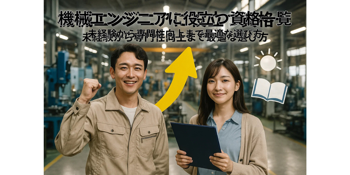 機械エンジニアに役立つ資格一覧｜未経験から専門性向上まで最適な選び方