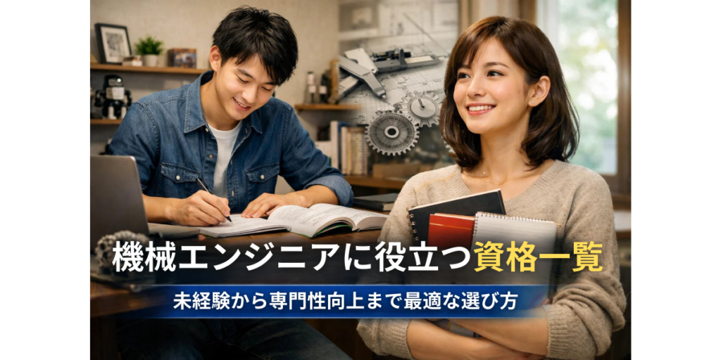 機械エンジニアに役立つ資格一覧｜未経験から専門性向上まで最適な選び方