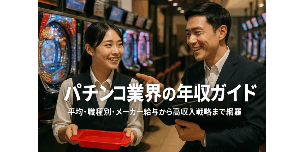 パチンコ業界の年収ガイド｜平均・職種別・メーカー給与から高収入戦略まで網羅