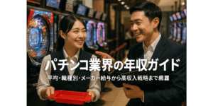 パチンコ業界の年収ガイド｜平均・職種別・メーカー給与から高収入戦略まで網羅