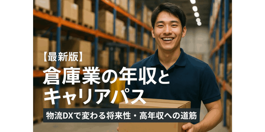 【最新版】倉庫業の年収とキャリアパス｜物流DXで変わる将来性・高年収への道筋