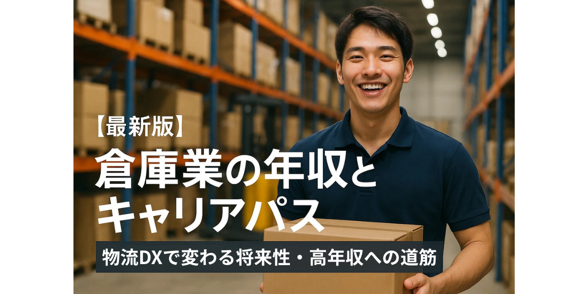 【最新版】倉庫業の年収とキャリアパス｜物流DXで変わる将来性・高年収への道筋