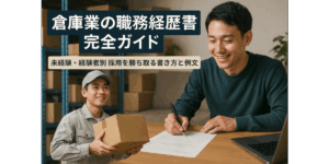 倉庫業の職務経歴書 完全ガイド｜未経験・経験者別 採用を勝ち取る書き方と例文