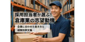 採用担当者が選ぶ！倉庫業の志望動機｜企業に合わせた書き方と経験別例文集