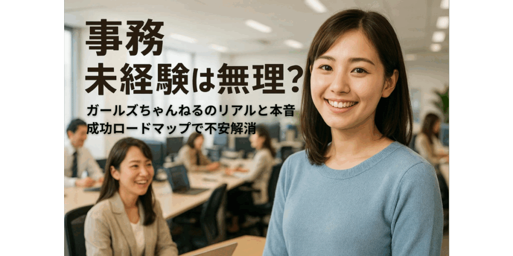 事務 未経験は無理？ガールズちゃんねるのリアルと本音｜成功ロードマップで不安解消