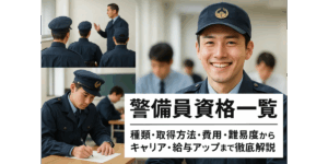 警備員 資格 一覧｜種類・取得方法・費用・難易度からキャリア・給与アップまで徹底解説
