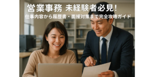 営業事務 未経験者必見！仕事内容から履歴書・面接対策まで完全攻略ガイド