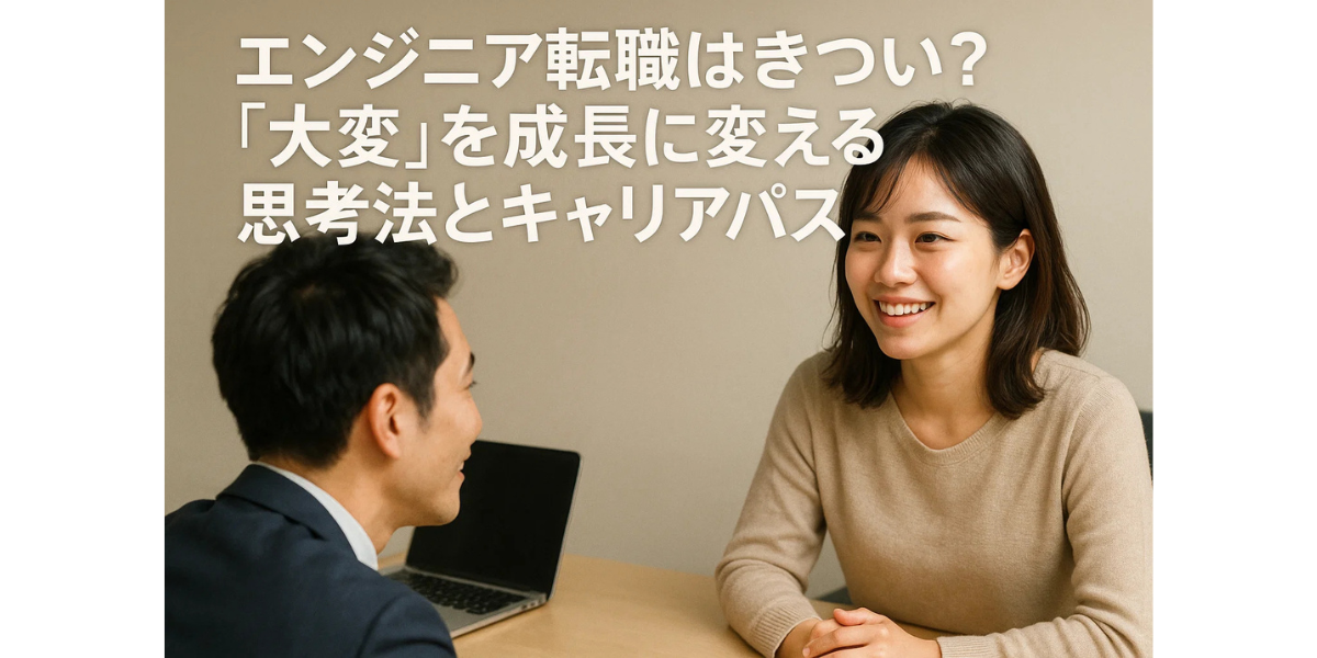 エンジニア転職はきつい?「大変」を成長に変える思考法とキャリアパス