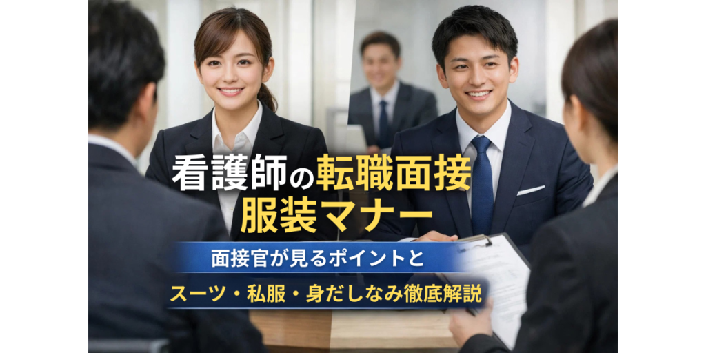 看護師の転職面接 服装マナー｜面接官が見るポイントとスーツ・私服・身だしなみ徹底解説