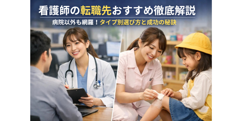 看護師の転職先おすすめ徹底解説｜病院以外も網羅！タイプ別選び方と成功の秘訣