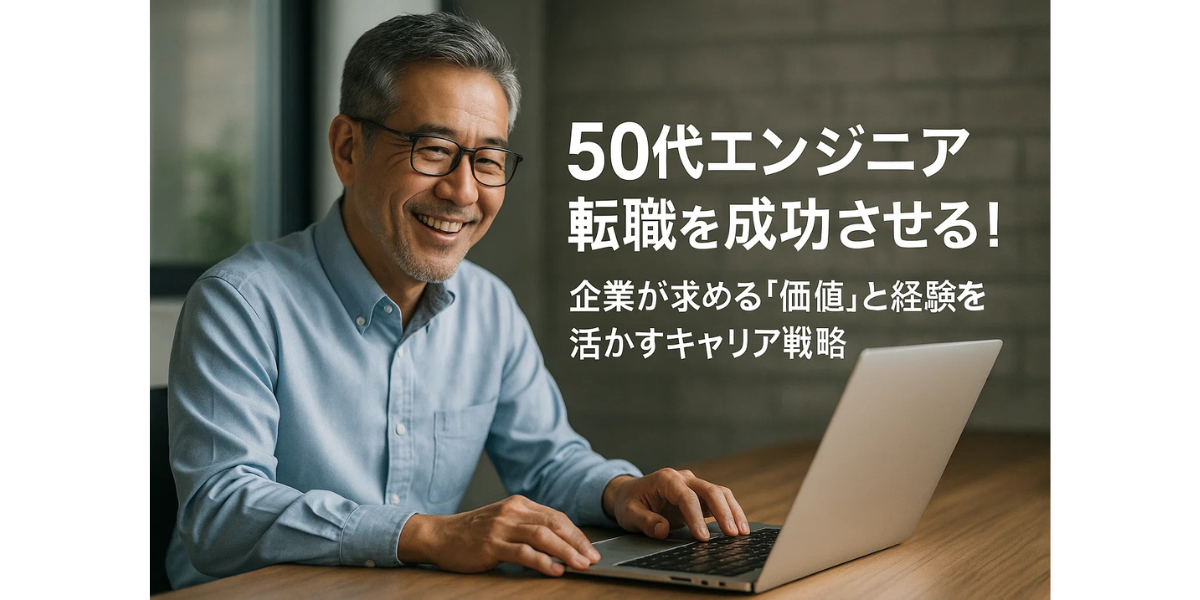 50代エンジニア転職を成功させる！企業が求める「価値」と経験を活かすキャリア戦略
