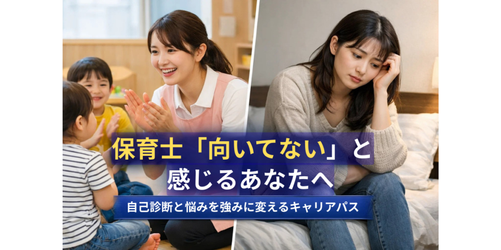 「保育士 向いてない」と感じるあなたへ｜自己診断と悩みを強みに変えるキャリアパス