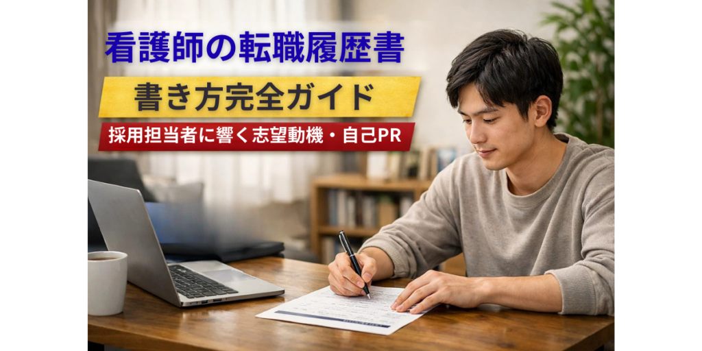 看護師の転職履歴書 書き方完全ガイド｜採用担当者に響く志望動機・自己PR