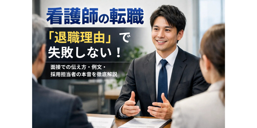 看護師の転職「退職理由」で失敗しない！面接での伝え方・例文・採用担当者の本音を徹底解説
