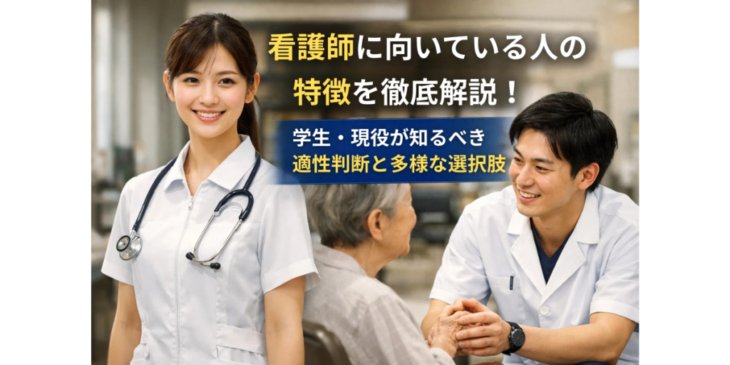 看護師に向いている人の特徴を徹底解説！学生・現役が知るべき適性判断と多様な選択肢