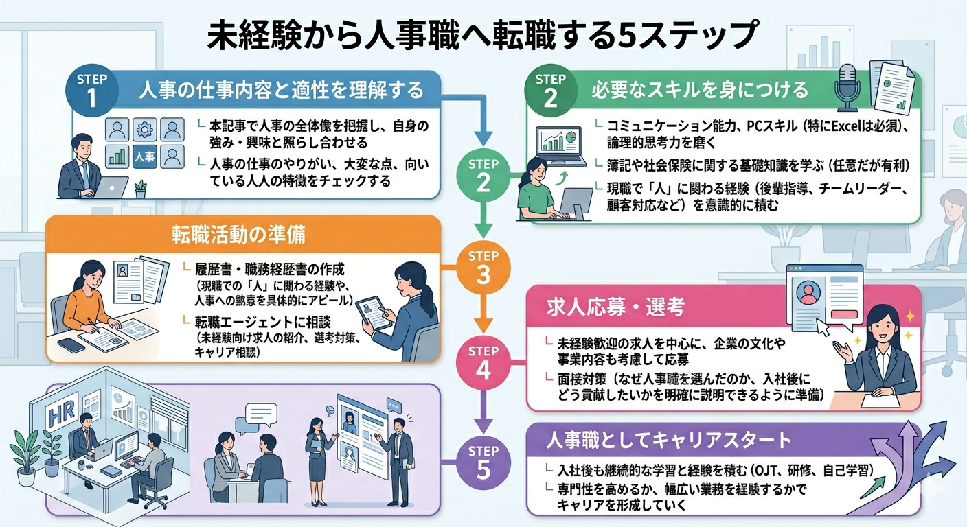 人事未経験図解