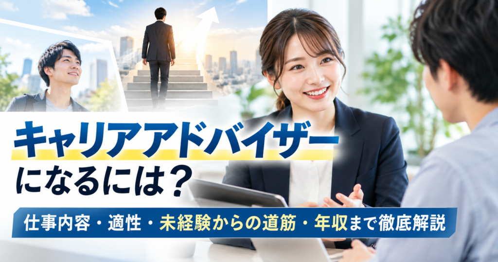 キャリアアドバイザーになるには？仕事内容・適性・未経験からの道筋・年収まで徹底解説